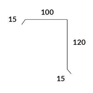 Wiatrownica górna standard